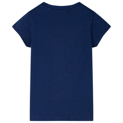 Kids' T-shirt Navy Blue 140