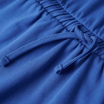 Kids' Dress with Drawstring Cobalt Blue 104