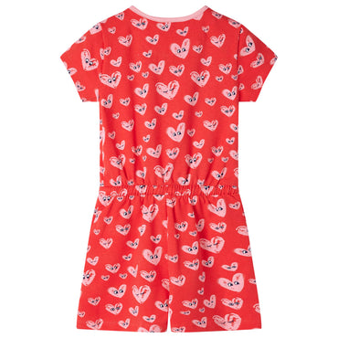 Kids' Playsuit Red 128