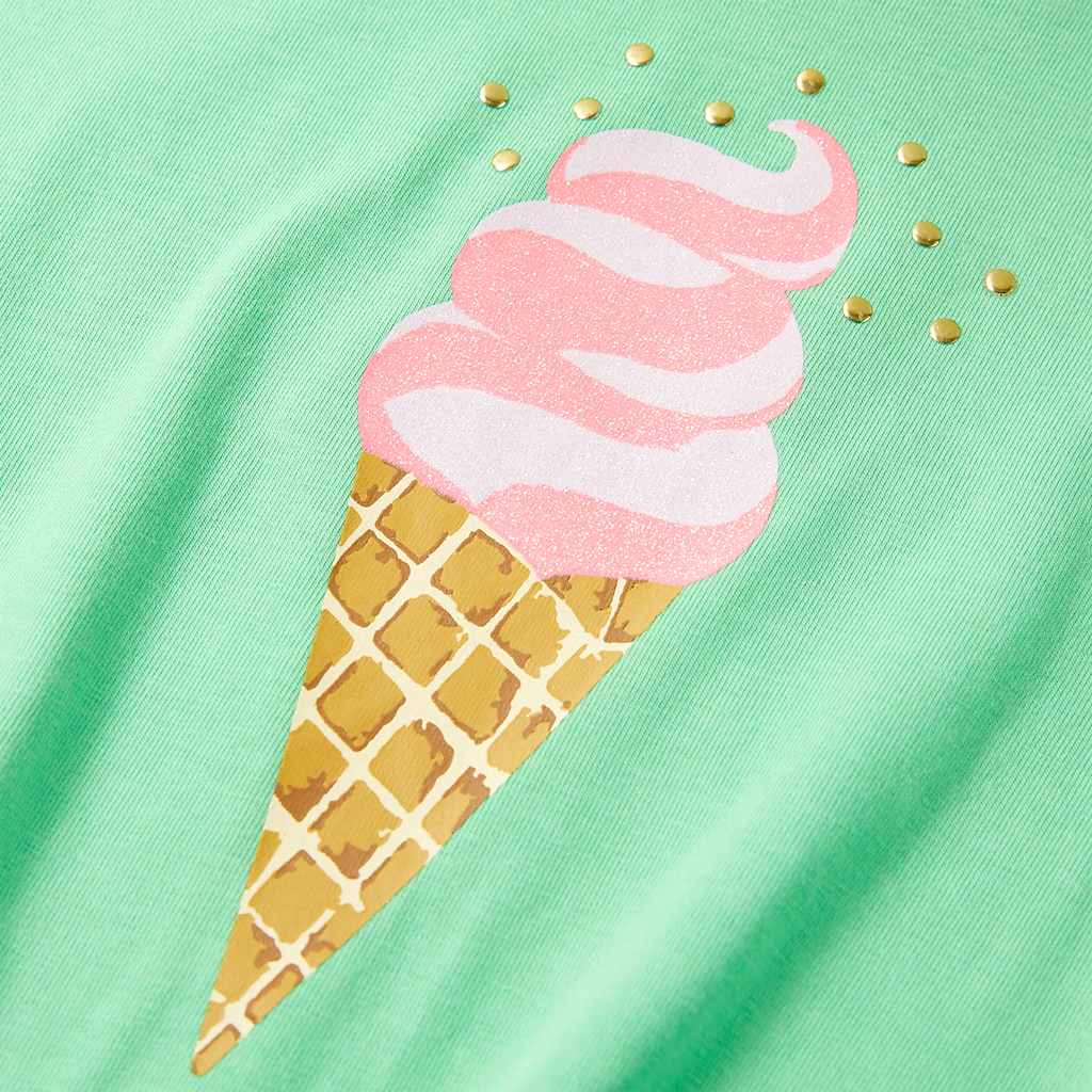Kids' T-shirt Light Green 128