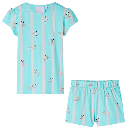 Kids' Pyjamas with Short Sleeves Ecru 92