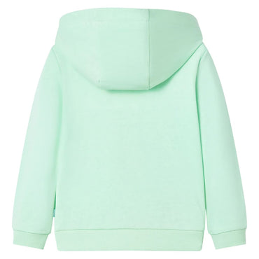 Kids' Hooded Sweatshirt with Zip Bright Green 92