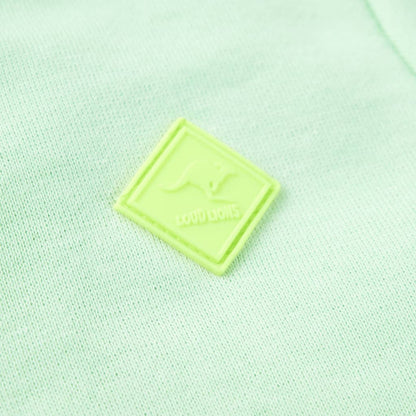 Kids' Hooded Sweatshirt with Zip Bright Green 116