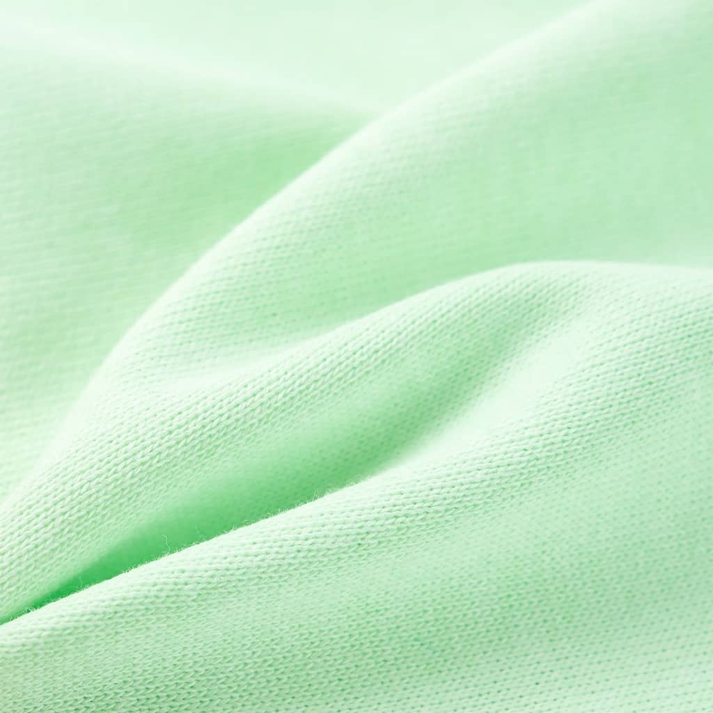 Kids' Hooded Sweatshirt with Zip Bright Green 116