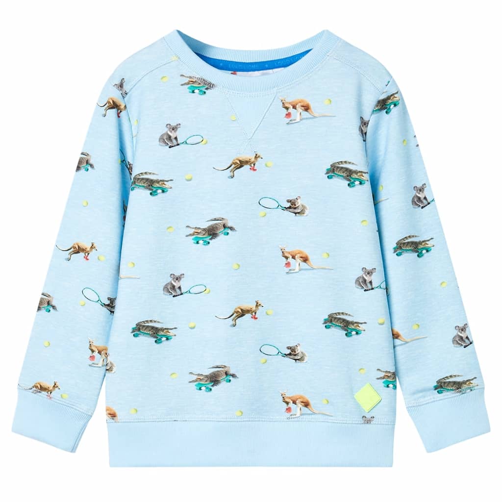 Kids' Sweatshirt Light Blue Melange 104