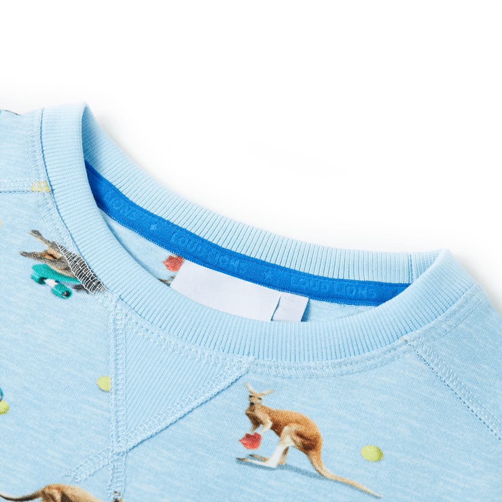 Kids' Sweatshirt Light Blue Melange 104