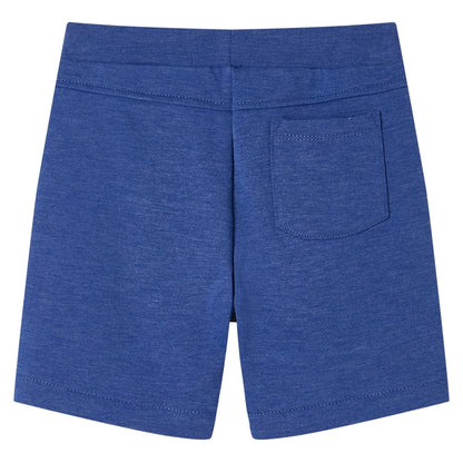 Kids' Shorts with Drawstring Blue Melange 116