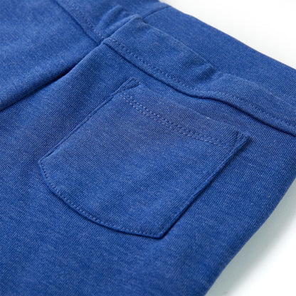 Kids' Shorts with Drawstring Blue Melange 128
