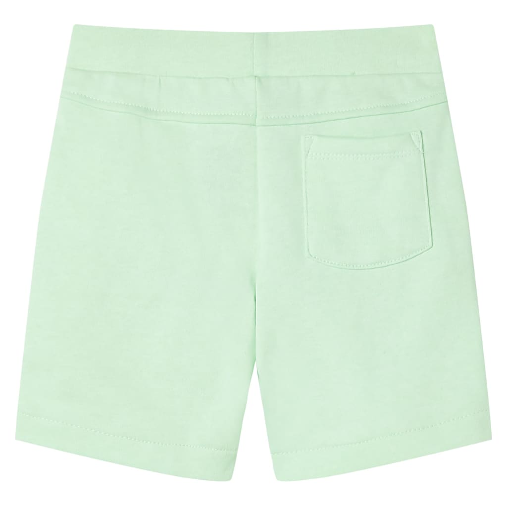 Kids' Shorts with Drawstring Bright Green 128