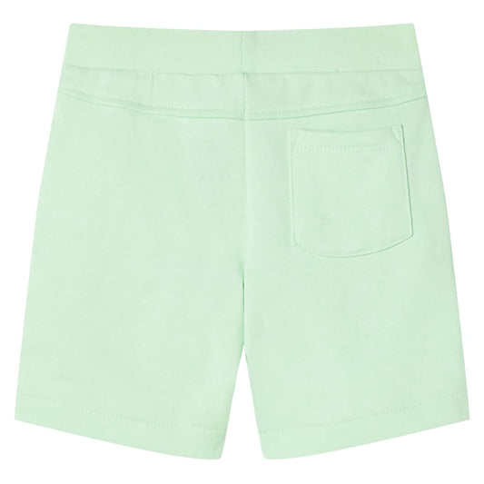 Kids' Shorts with Drawstring Bright Green 128