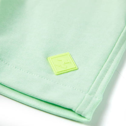 Kids' Shorts with Drawstring Bright Green 128