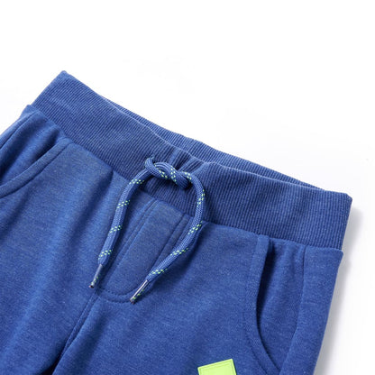 Kids' Sweatpants Blue Melange 128