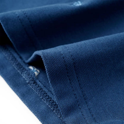 Kids' Polo Shirt Dark Blue 140