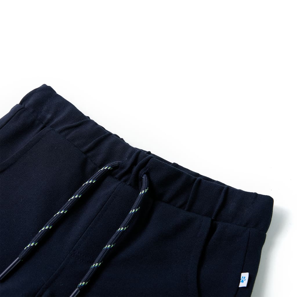 Kids' Shorts with Drawstring Navy 116