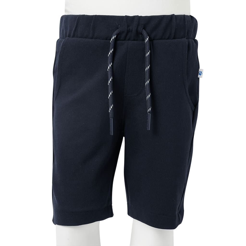 Kids' Shorts with Drawstring Navy 116