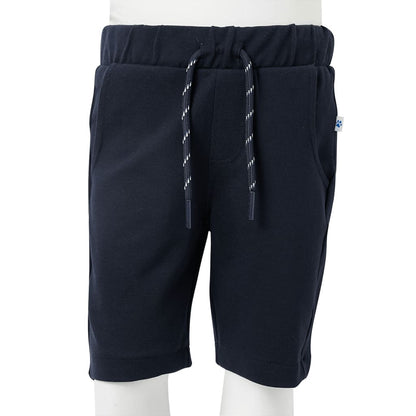 Kids' Shorts with Drawstring Navy 116