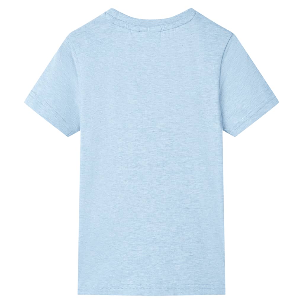 Kids' T-shirt Soft Blue Melange 140