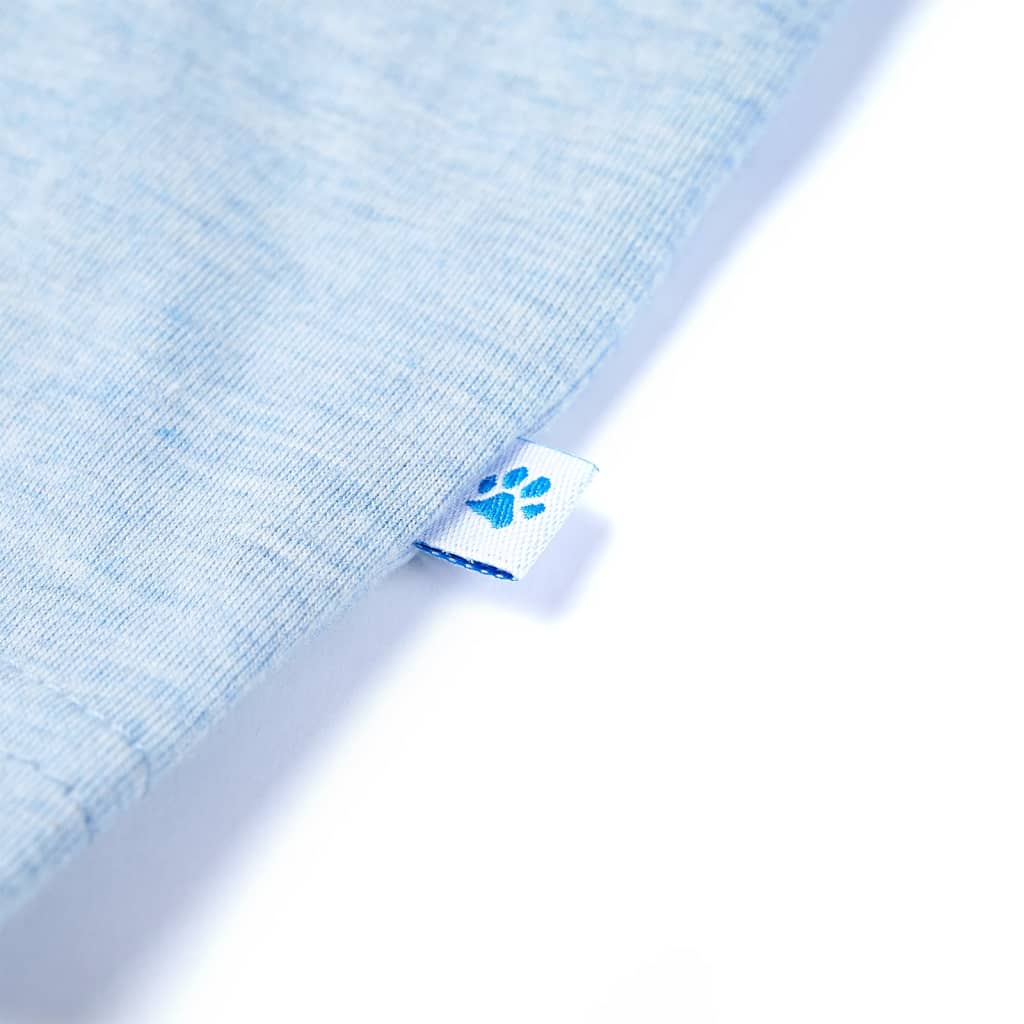 Kids' T-shirt Soft Blue Melange 140