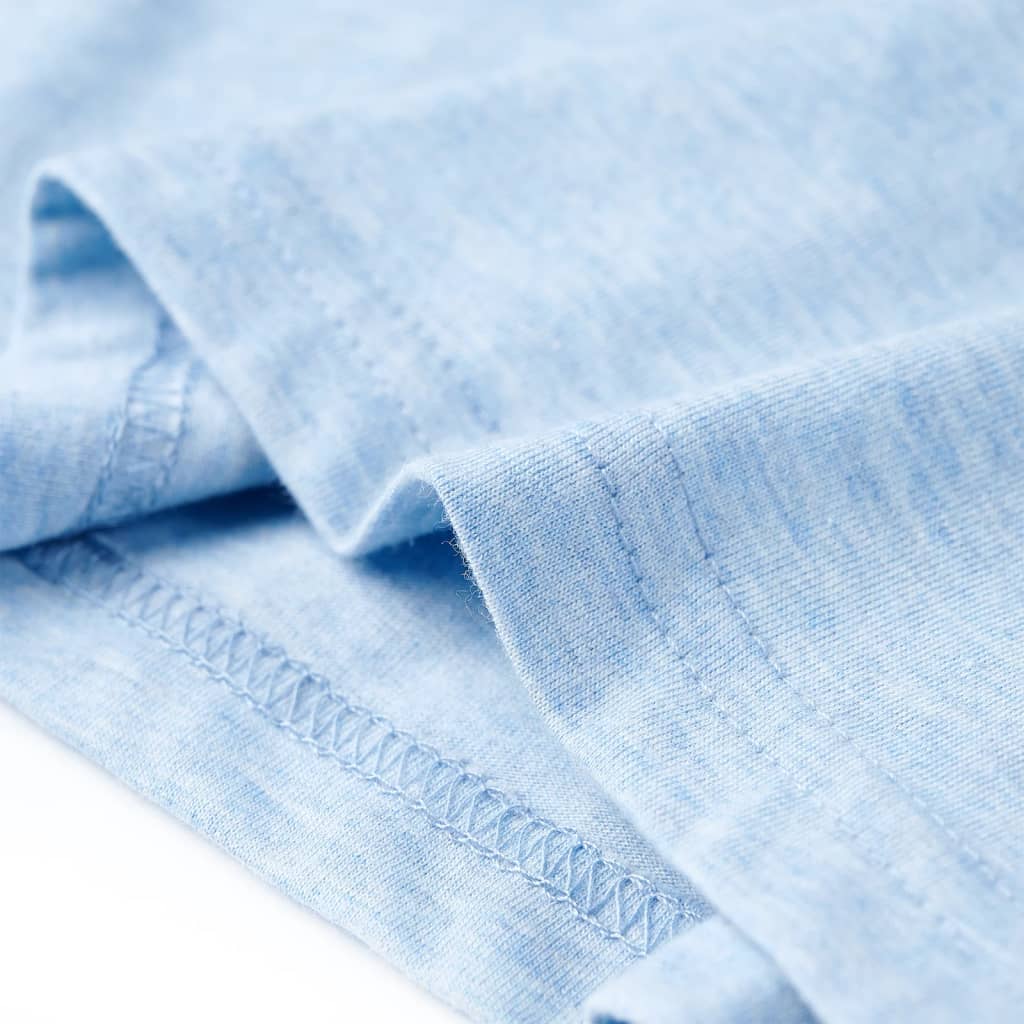 Kids' T-shirt Soft Blue Melange 140