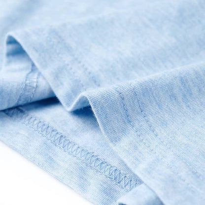 Kids' T-shirt Soft Blue Melange 140