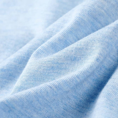 Kids' T-shirt Soft Blue Melange 140