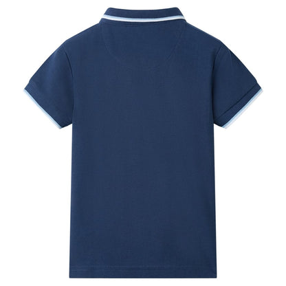 Kids' Polo Shirt Dark Blue 116