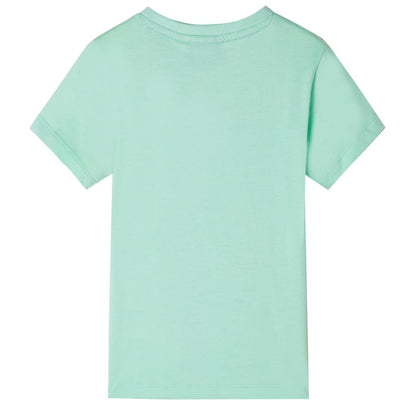 Kids' T-shirt with Short Sleeves Light Green 92