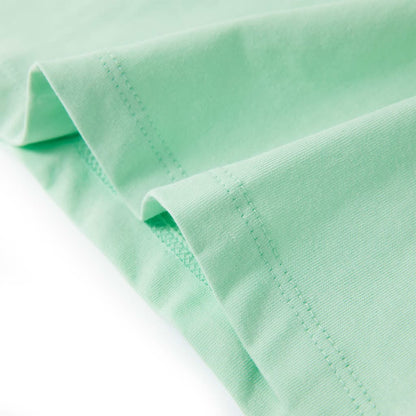 Kids' T-shirt with Short Sleeves Light Green 92