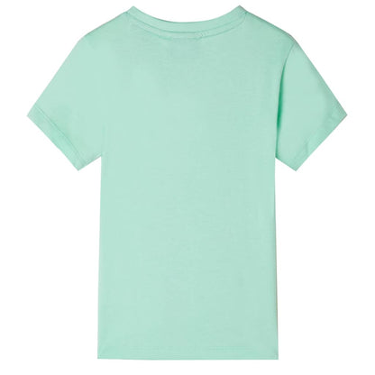 Kids' T-shirt with Short Sleeves Light Green 116