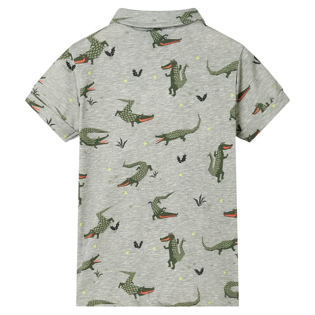 Kids' Shirt Light Khaki Melange 104