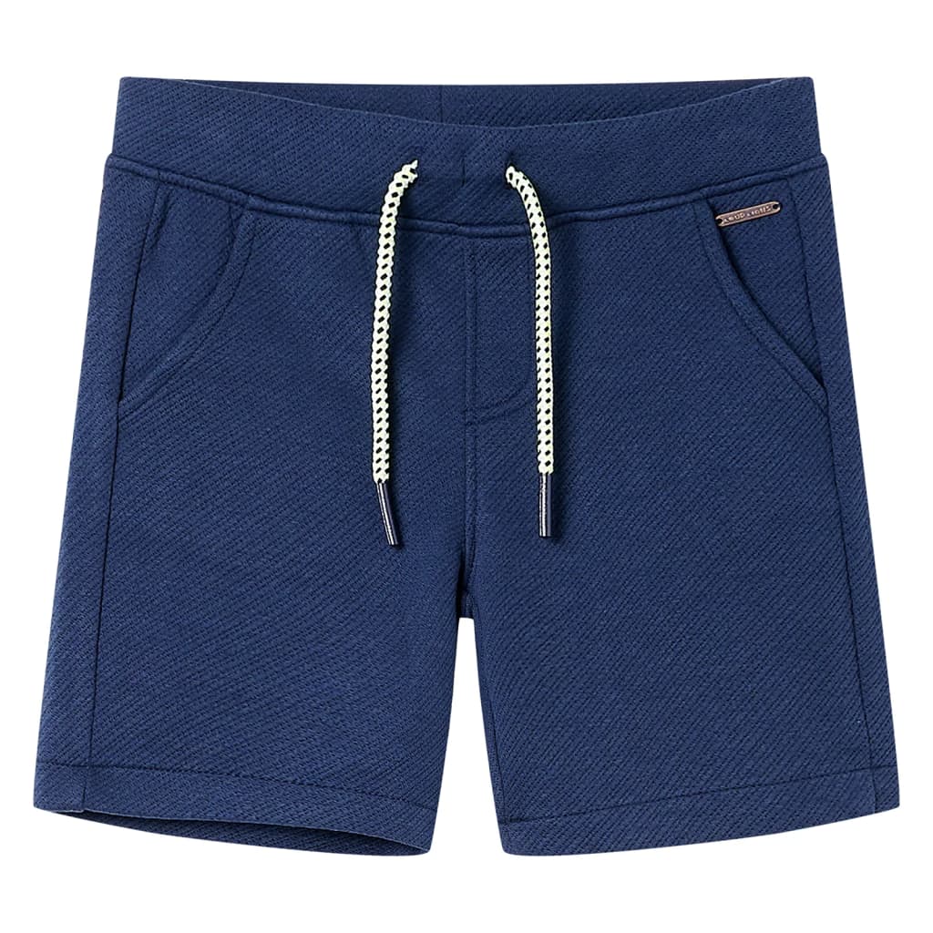 Kids' Shorts with Drawstring Dark Blue 116
