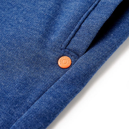Kids' Shorts with Drawstring Dark Blue Melange 116