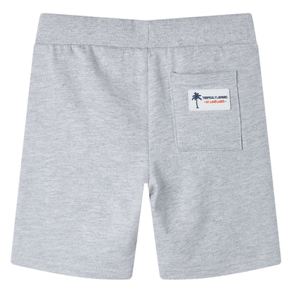 Kids' Shorts with Drawstring Grey 140