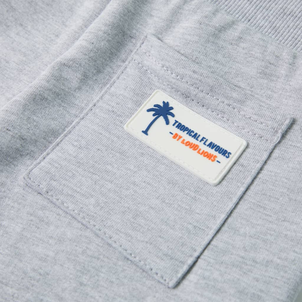 Kids' Shorts with Drawstring Grey 140