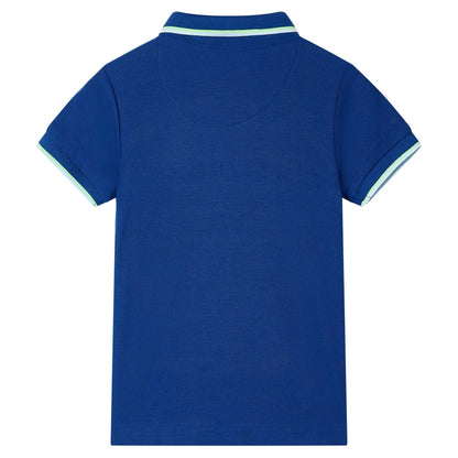 Kids' Polo Shirt Dark Blue 92