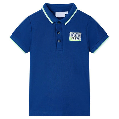 Kids' Polo Shirt Dark Blue 104