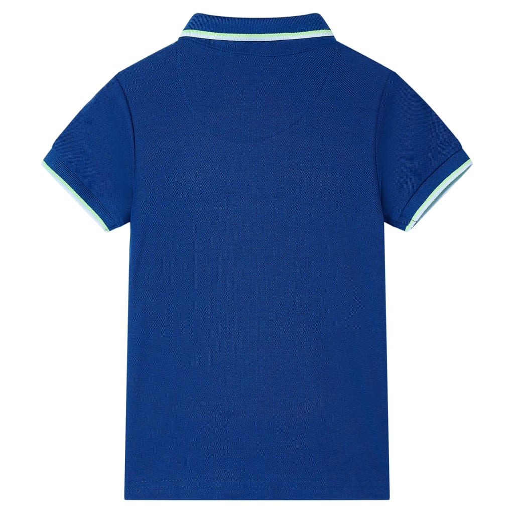 Kids' Polo Shirt Dark Blue 104