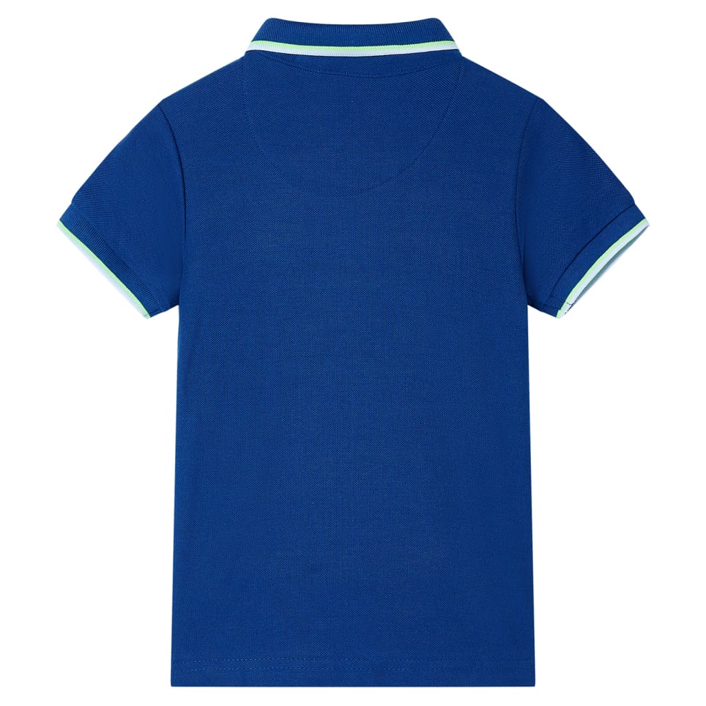 Kids' Polo Shirt Dark Blue 116