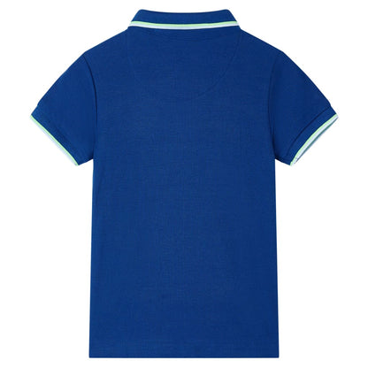 Kids' Polo Shirt Dark Blue 116