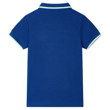 Kids' Polo Shirt Dark Blue 128