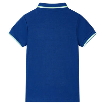 Kids' Polo Shirt Dark Blue 140