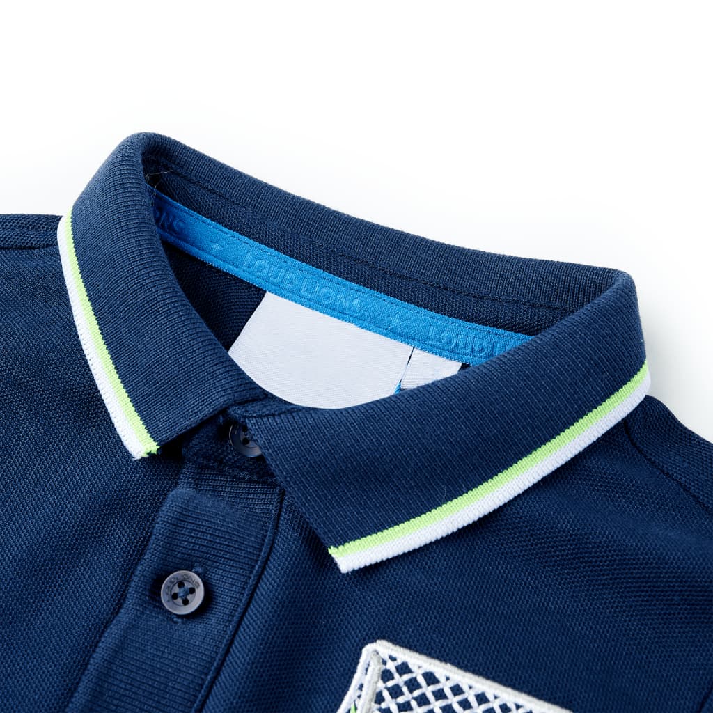 Kids' Polo Shirt Navy 128