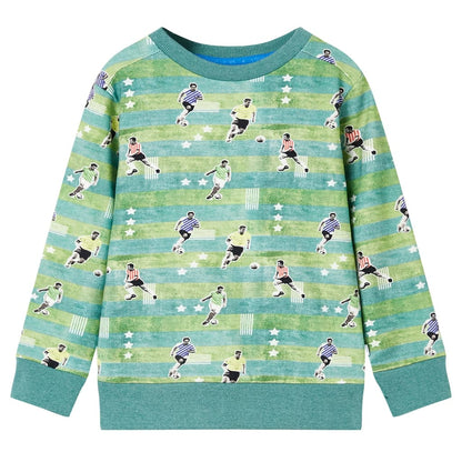 Kids' Sweatshirt Light Green Melange 116