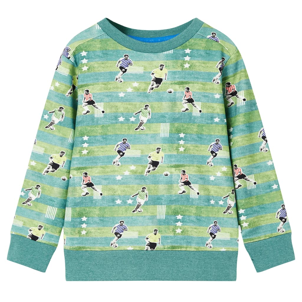 Kids' Sweatshirt Light Green Melange 128