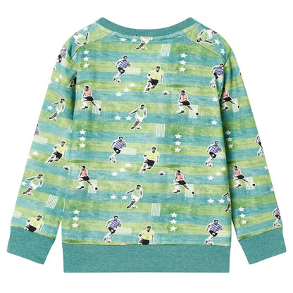 Kids' Sweatshirt Light Green Melange 128