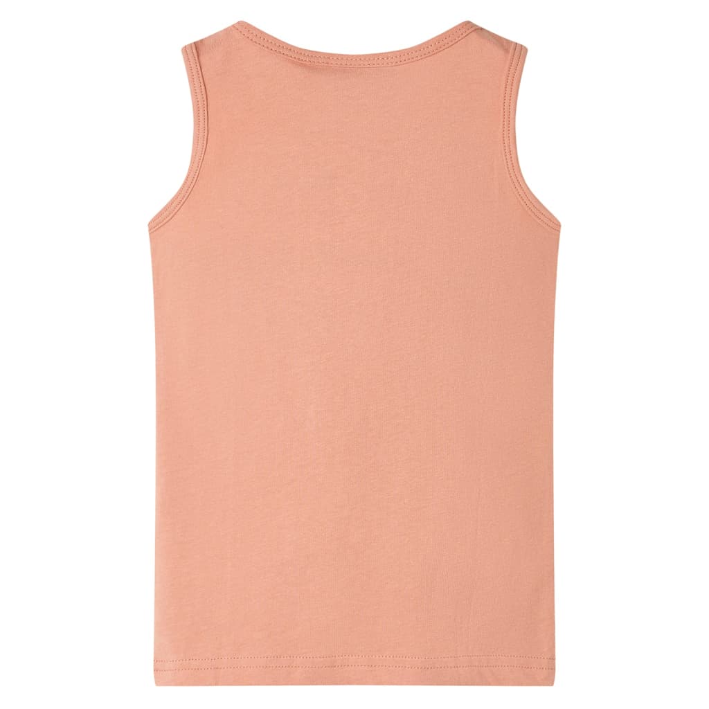 Kids' Tank Top Light Orange 140