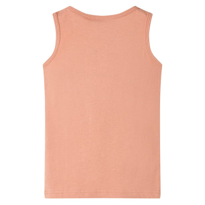 Kids' Tank Top Light Orange 140