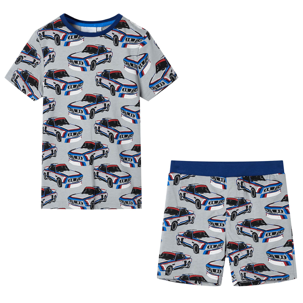 Kids' Pyjamas with Short Sleeves Grey 92