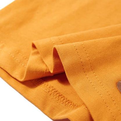 Kids' T-shirt with Long Sleeves Ochre 92