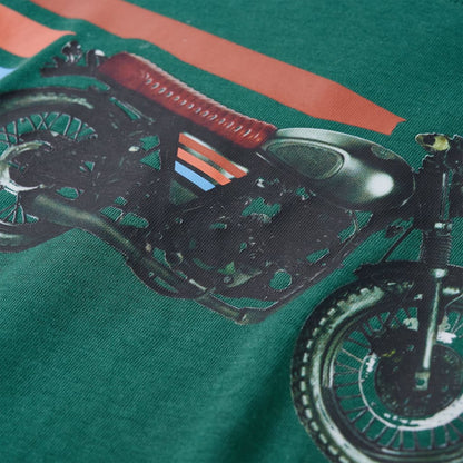 Kids' T-shirt with Long Sleeves Green 92